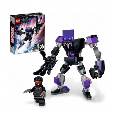 76204 Lego, Marvel Black Panther Robot Zırhı, 124 parça, +7 yaş