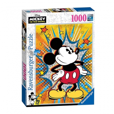 153916 Ravensburger, Retro Mickey, 1000 Parça Puzzle