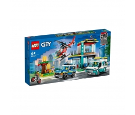 60371 Lego City - Acil Durum Araçları Merkezi 706 parça +6 yaş