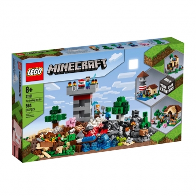 21161 Lego Minecraft - Çalışma Kutusu 3.0, 564 Parça +8 yaş