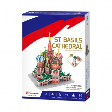 C239H Cubic Fun, St. Basils Cathedral 32 parça, 3D - 3 Boyutlu Puzzle