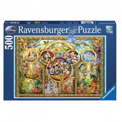 141838 Ravensburger, Disney Family 500 Parça Puzzle