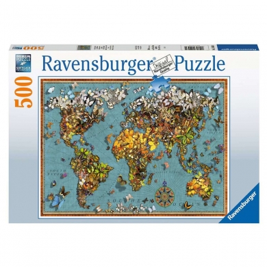 150434 Ravensburger, Butterflies 500 Parça Puzzle