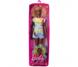 HBV14 Barbie No:180 Fashionistas Çift Topuzlu Kıvırcık Sarı Saçlı