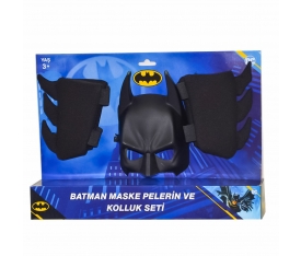 MGA02027  Batman Maske Pelerin Kolluk 3lü Set- Mega Oyuncak