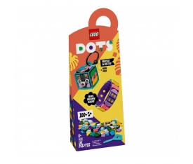 41945 Lego Dots, Neon Kaplan Bileklik ve Çanta Süsü, 188 parça, +6 yaş
