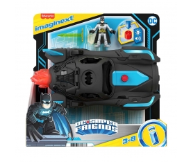 HGX96 Imaginext - Işıklı Ve Sesli Batmobil, DC Super Friends