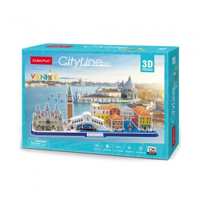 MC269H Cubic Fun, City Line - Venedik - İtalya , 3 Boyutlu Puzzle