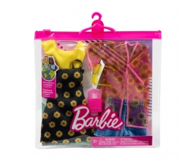 GWF04 Barbie\'nin Kıyafet Koleksiyonu 2\'li Paketler / +3 yaş