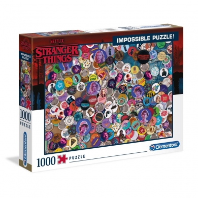 39528 Clementoni,  Impossible - Stranger Things, 1000 Parça Puzzle