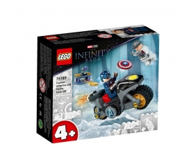 76189 LEGO® Marvel, Kaptan Amerika ve Hydra Karşılaşması / 49 parça / +4 yaş