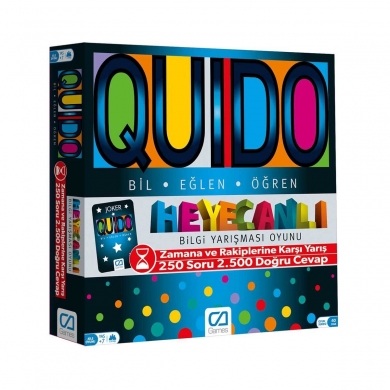 5046 CA Games, Quido - Bilgi Yarışması Oyunu / +7 yaş