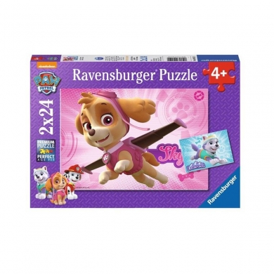 091522 Ravensburger, Paw Patrol 2x24 Parça Puzzle