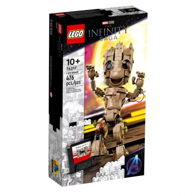 76217 Lego Marvel I am Groot, 476 parça, +10 yaş