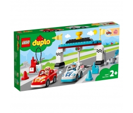 10947 LEGO® Duplo® Kasabası Yarış Arabaları, 44 parça / +2 yaş